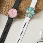 HELLO Y11 Smartwatch impermeabil cu meniu multilingv, ritm cardiac, tensiune arterială, oxigen din sânge + curea cadou - Argint